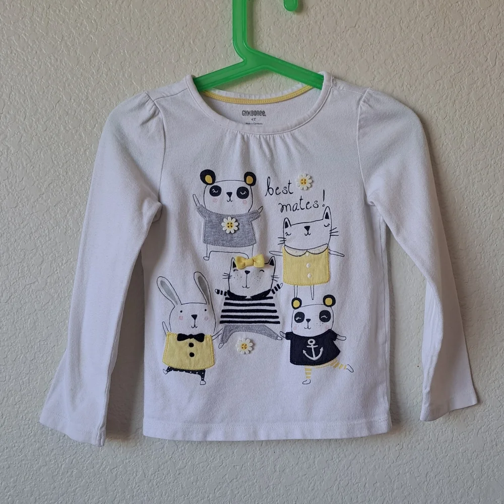 Gymboree Girls Longsleeve Shirt Size 4T